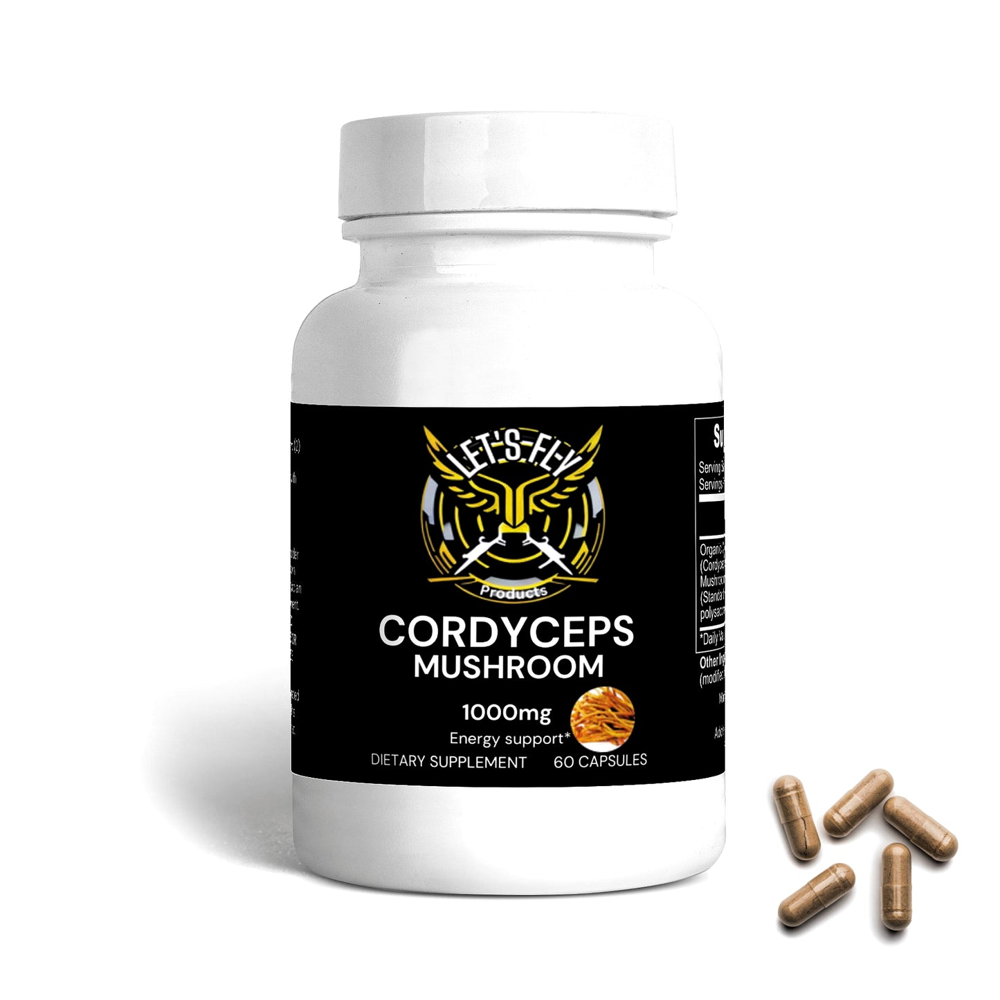 Cordyceps Mushroom - Let's Fly Products