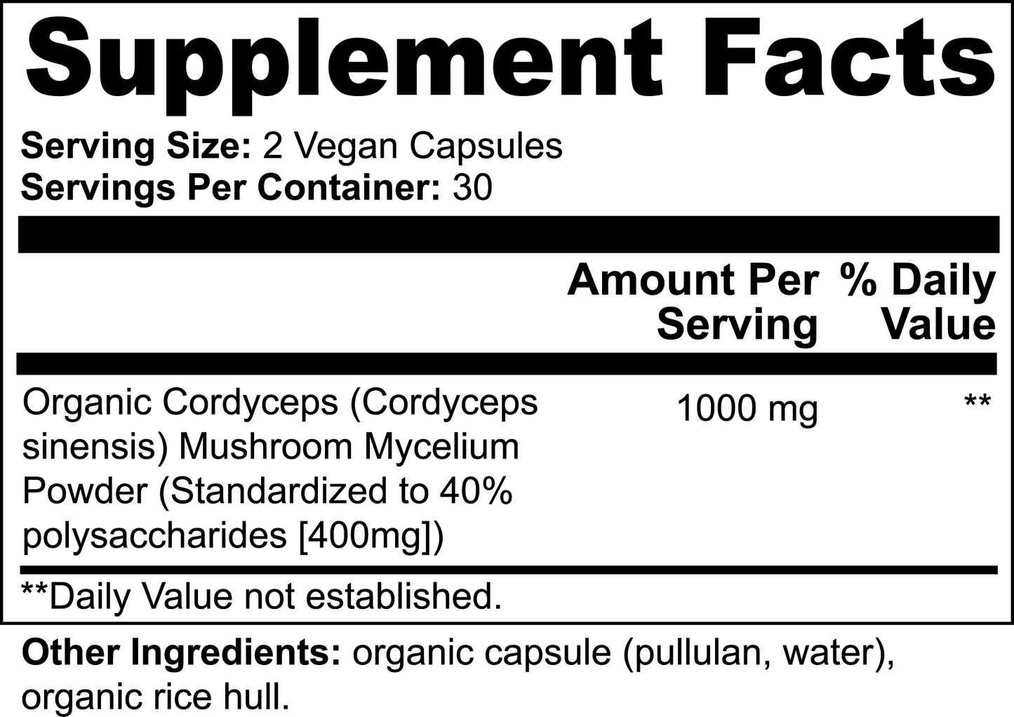 Cordyceps Mushroom - Let's Fly Products