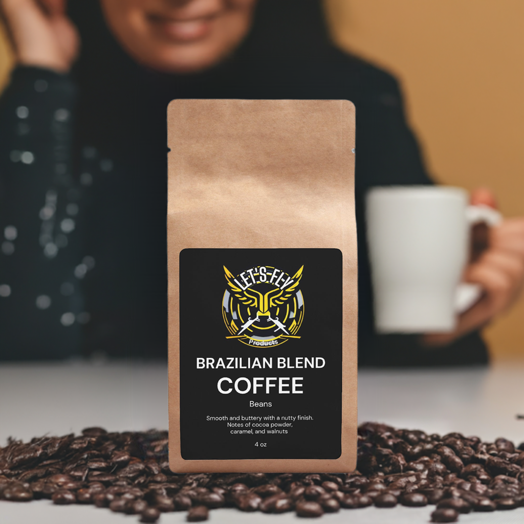 Let's Fly - Brazilian Blend Coffee 4oz