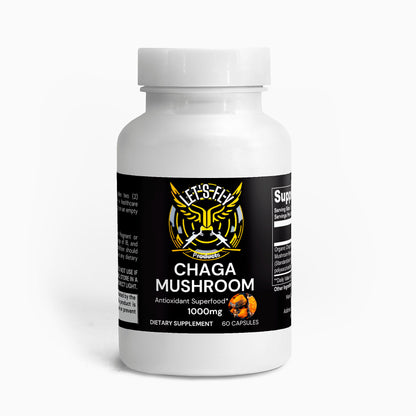Chaga Mushroom Capsules - Let's Fly Products