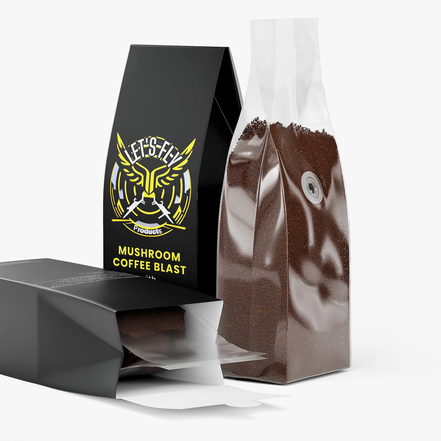 Let's Fly - Mushroom Coffee Blast with Lion’s Mane & Chaga