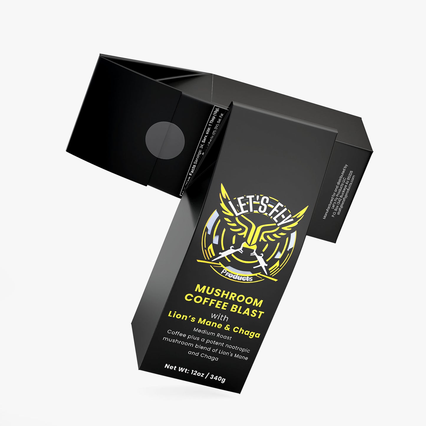 Let's Fly - Mushroom Coffee Blast with Lion’s Mane & Chaga