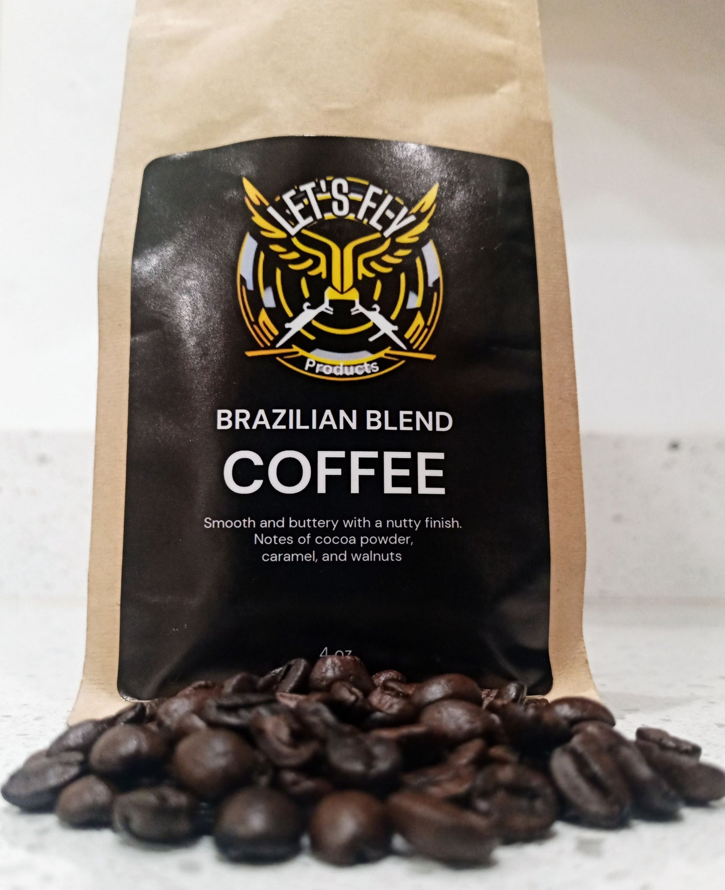Let's Fly - Brazilian Blend Coffee 4oz