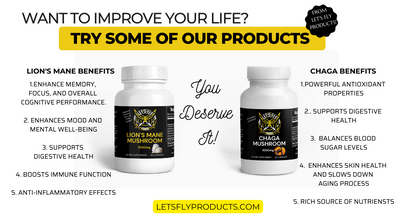 Chaga Mushroom Capsules - Let's Fly Products