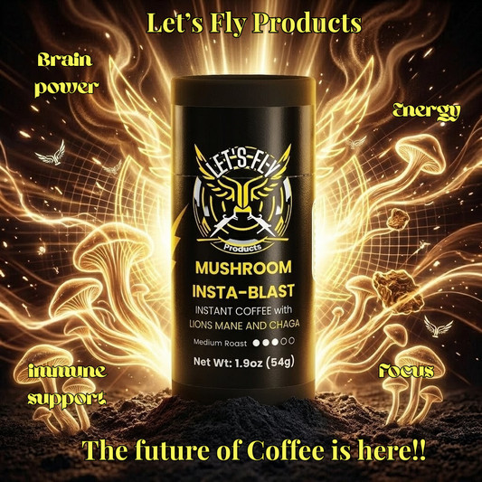Mushroom Insta-Blast Instant Coffee (Lion's Mane and Chaga)