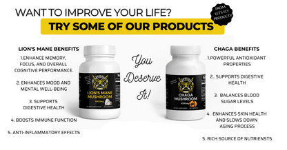 Chaga Mushroom Capsules - Let's Fly Products